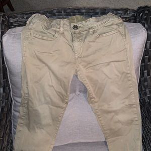 AE Khaki skinny jeans